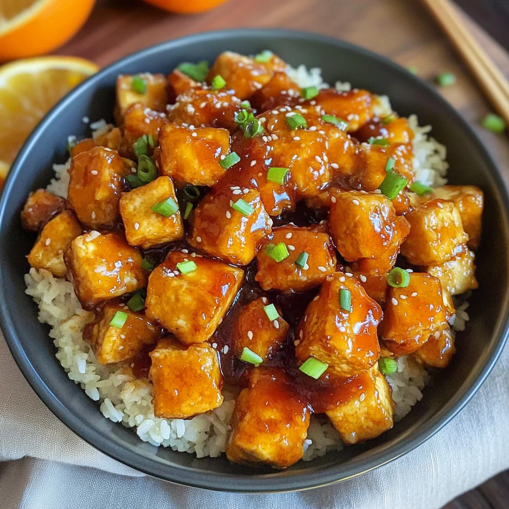 Vegan Orange Chicken (Tofu)