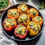 Vegetarian Stuffed Peppers - Mexican-Style