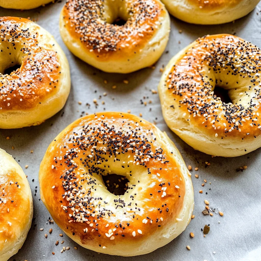 3 Ingredient Air Fryer Bagels
