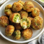 Air Fryer Broccoli Cheddar Poppers