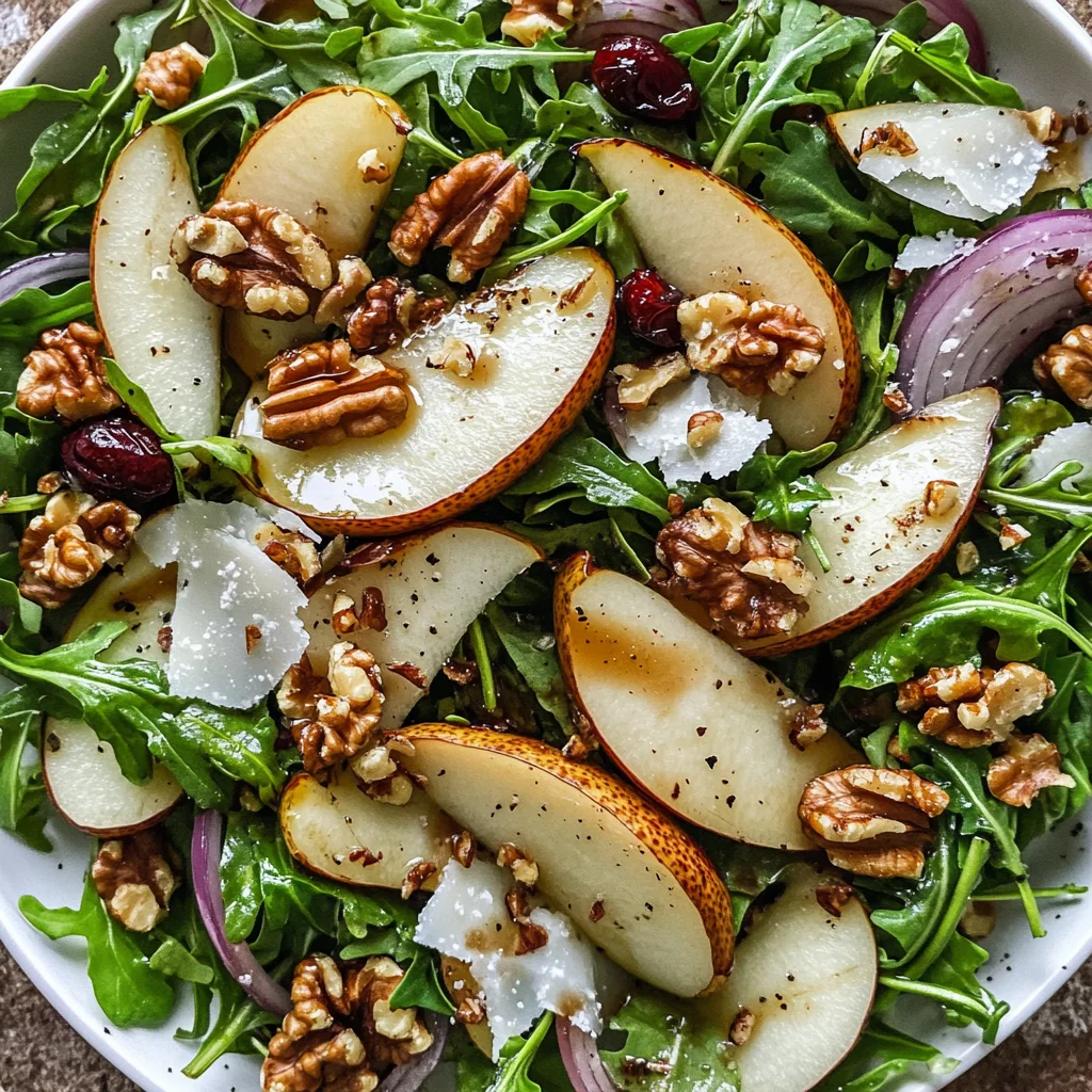 Arugula Pear Salad
