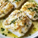 Baked Cod in Coconut Lemon Cream Sauce