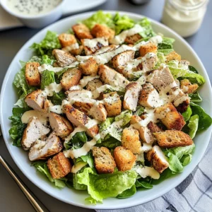Best Chicken Caesar Salad with Homemade Croutons