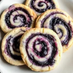 Blueberry Cheesecake Swirl Cookies