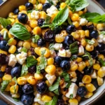 Blueberry Corn Feta Salad