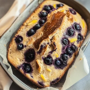 Blueberry Lemon Sourdough Bread