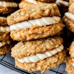 Carrot Cake Cookie Sandwiches