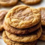 Chewy Pumpkin Snickerdoodle Cookies