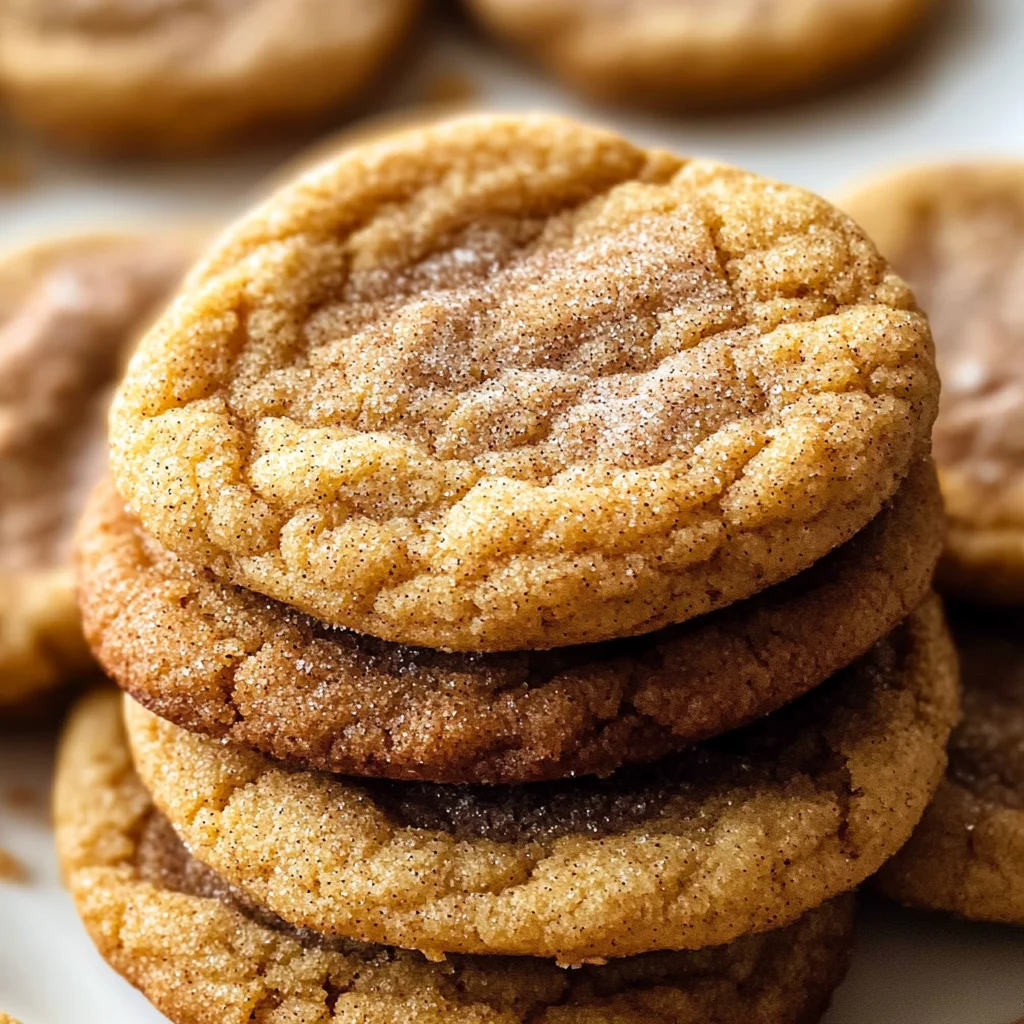 Chewy Pumpkin Snickerdoodle Cookies