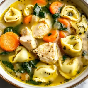 Chicken Tortellini Soup