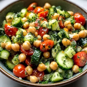 Chickpea Cucumber Salad (The Ultimate Refreshing Recipe)