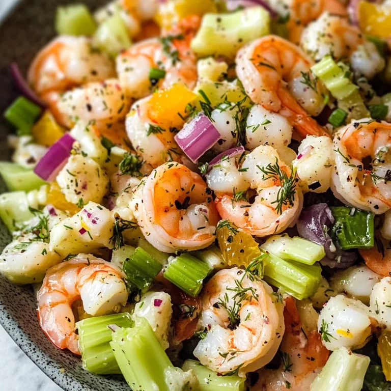 Cold Shrimp Salad with Dill