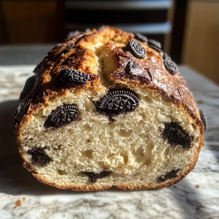 Cookies and Cream Sourdough Bread