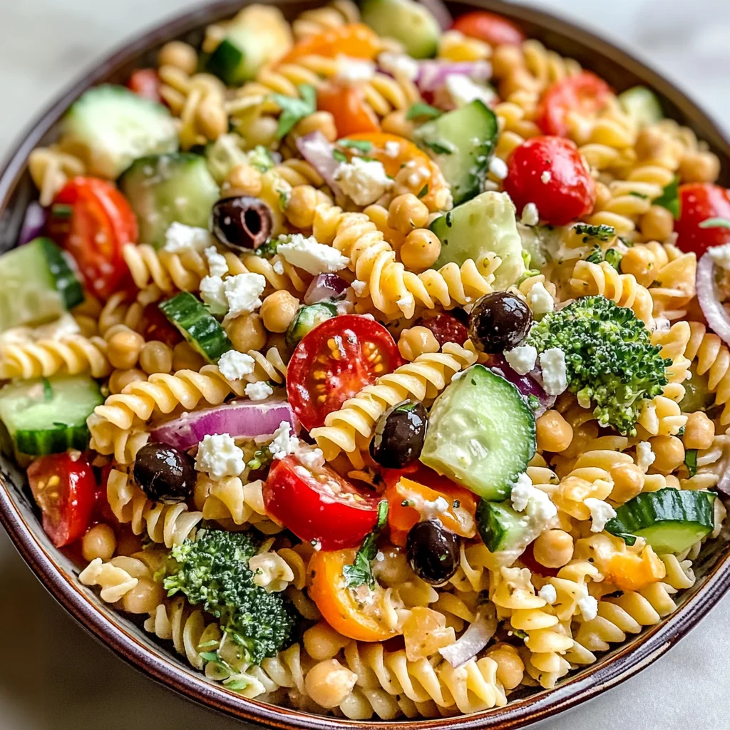 Creamy High Protein Pasta Salad