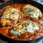 Creamy Mozzarella Chicken Breast Skillet