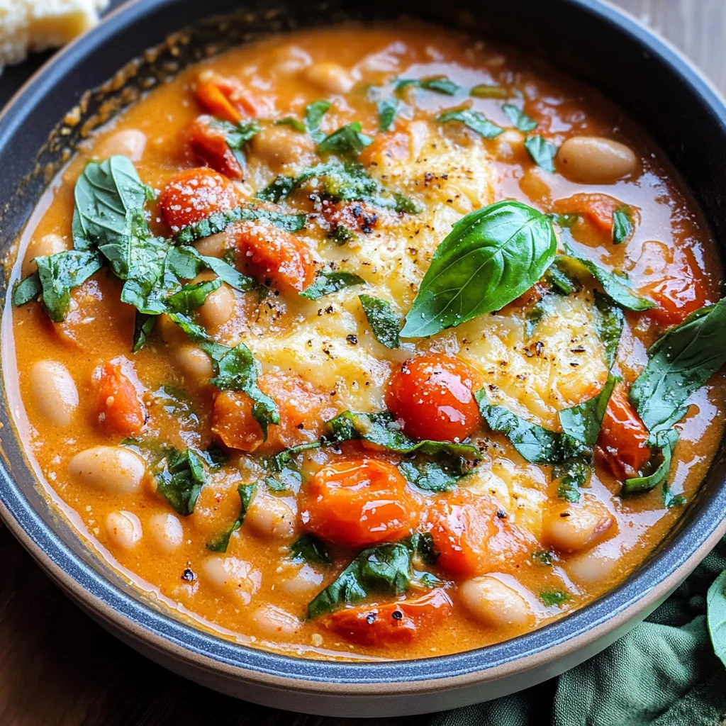 Creamy Tomato White Bean Stew