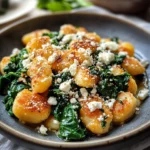 Crispy Gnocchi With Spinach And Feta