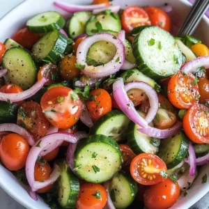 Cucumber Tomato Salad