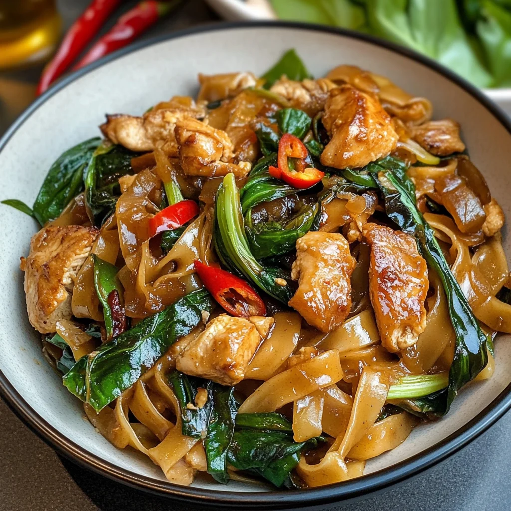 Drunken noodles