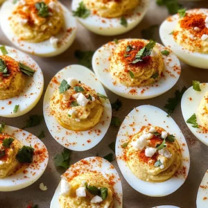 Elote Deviled Eggs: 12 Fiesta Delights