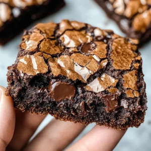 Fudgy Chewy Browkies (Brookies)