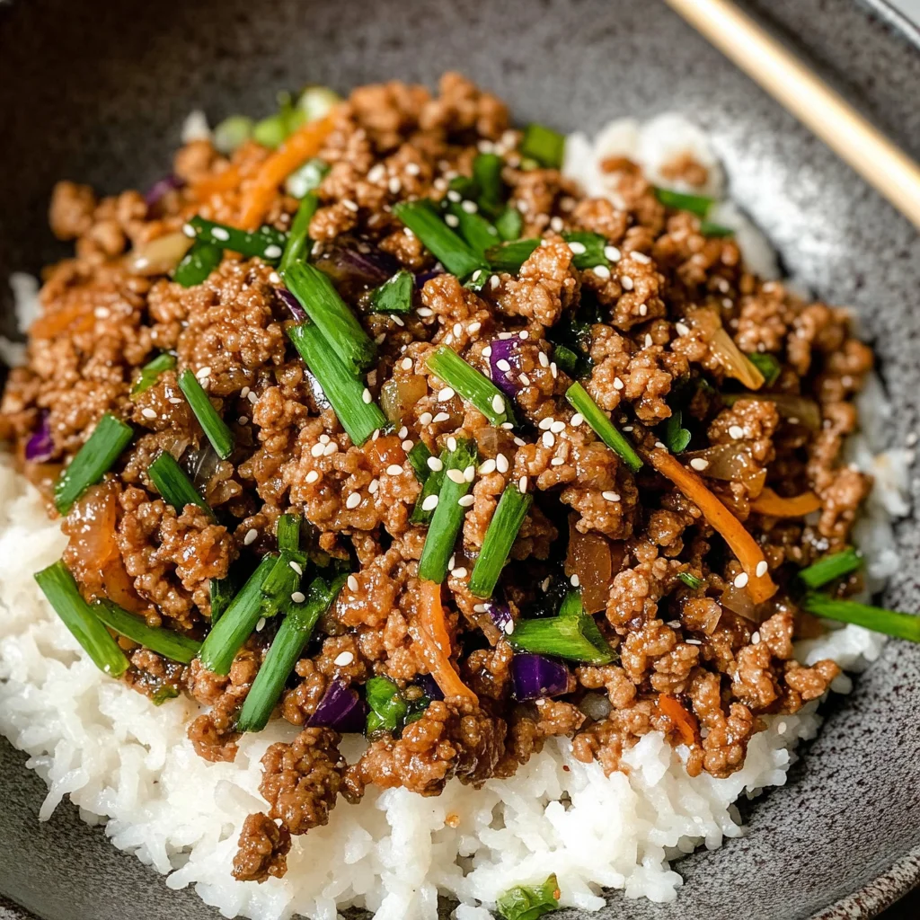 Ground Turkey Recipe (Korean-Style)