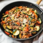 Ground Turkey and Zucchini Skillet