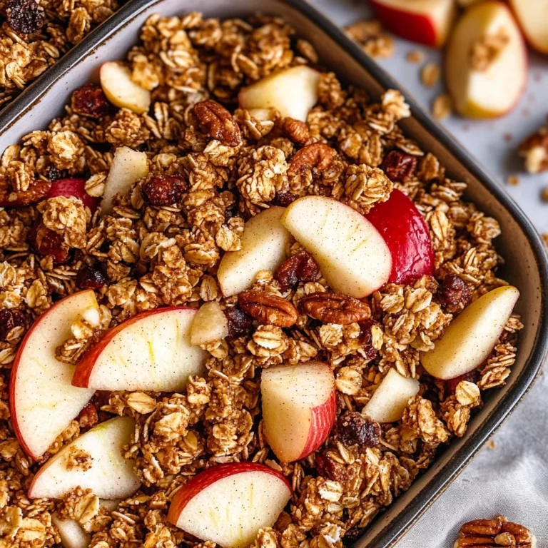 Healthy Apple Pie Granola