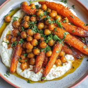 Honey Harissa Carrots With Whipped Feta