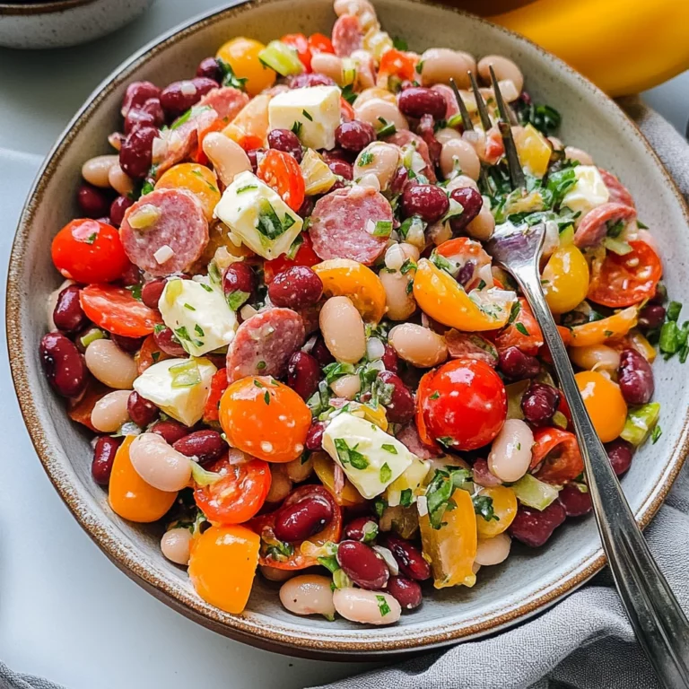 Italian Grinder Bean Salad