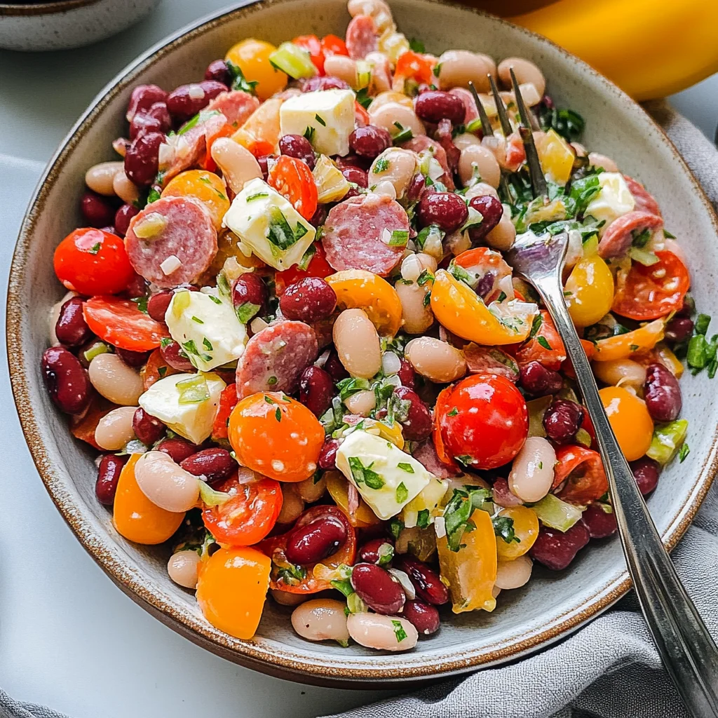 Italian Grinder Bean Salad