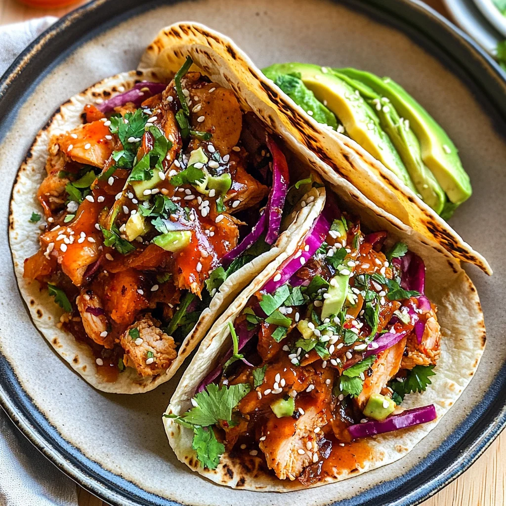 Korean Chicken Tacos Recipe