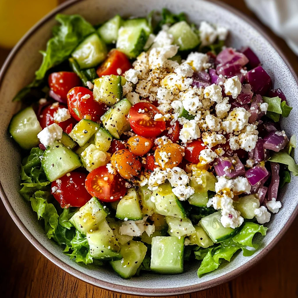 Mediterranean Chopped Salad