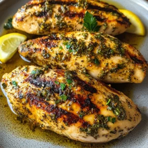 Mediterranean Herb Crusted Grilled Chicken