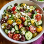 Mediterranean Tomato and Cucumber Salad