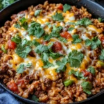 Mexican Beef & Rice Skillet (One-Pan Comfort Dinner)