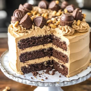 Peanut Butter Chocolate Layer Cake