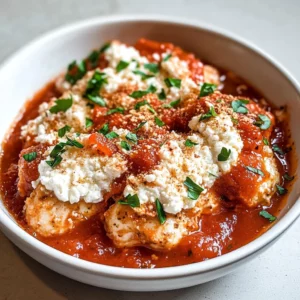 Super Yummy Cottage Cheese Chicken Parm Bowl