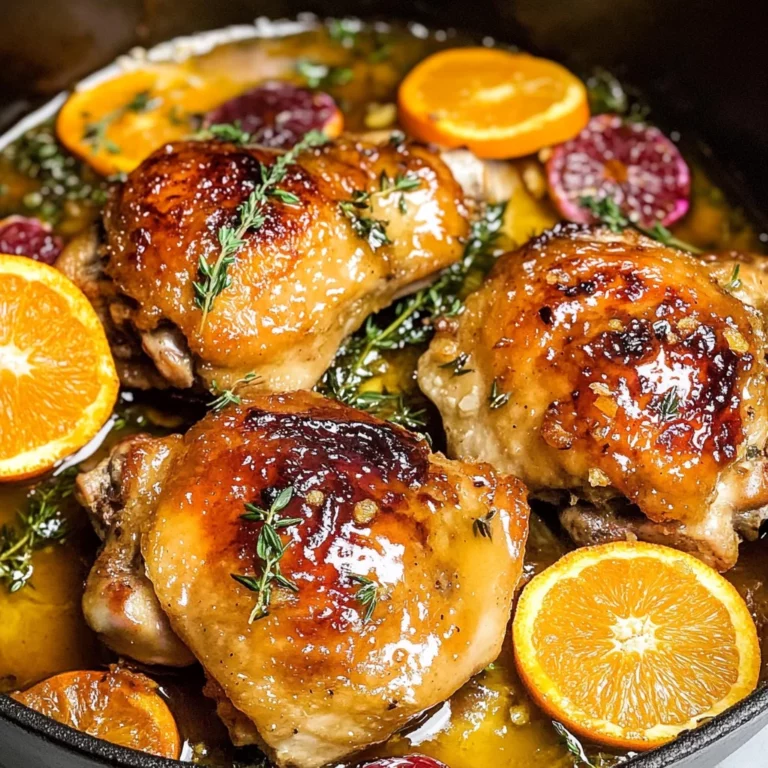 Sweet and Savory Roasted Orange Chicken
