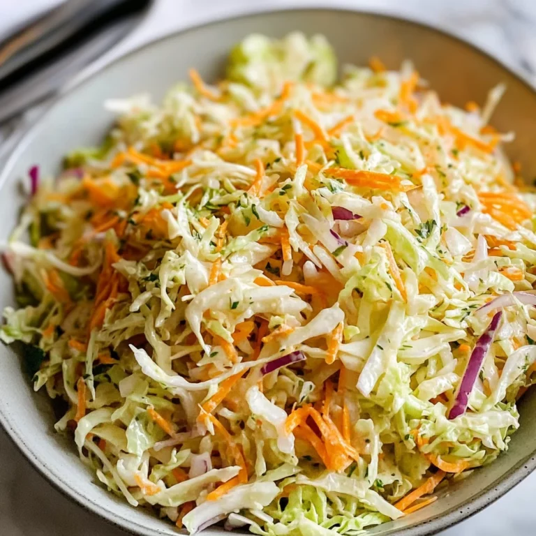 Vinegar Coleslaw Recipe (No Mayo Coleslaw)