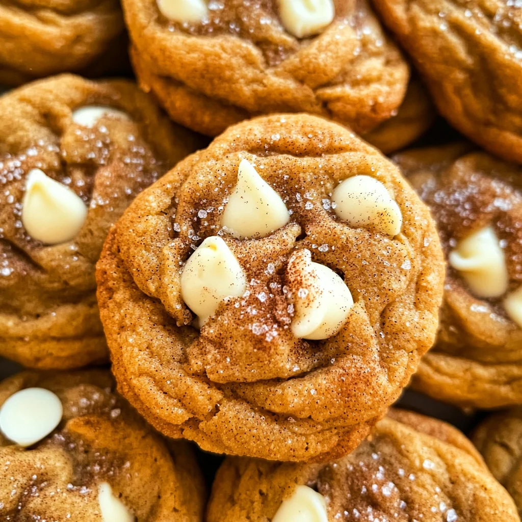 White Chocolate Pumpkin Snickerdoodles