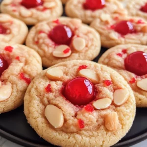 Almond Cherry Cookies