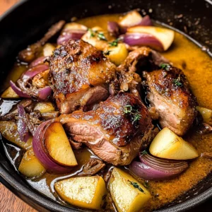 Apple Cider Braised Pork Shoulder