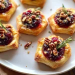 Baked Cranberry Brie Bites