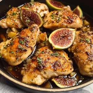 Balsamic Fig Glazed Chicken