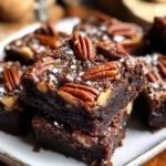 Bourbon Pecan Pie Brownies