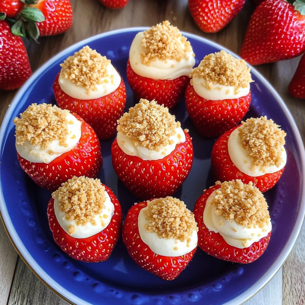 Cheesecake Deviled Strawberries