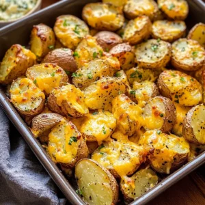 Cheesy Ranch Oven Roasted Potatoes