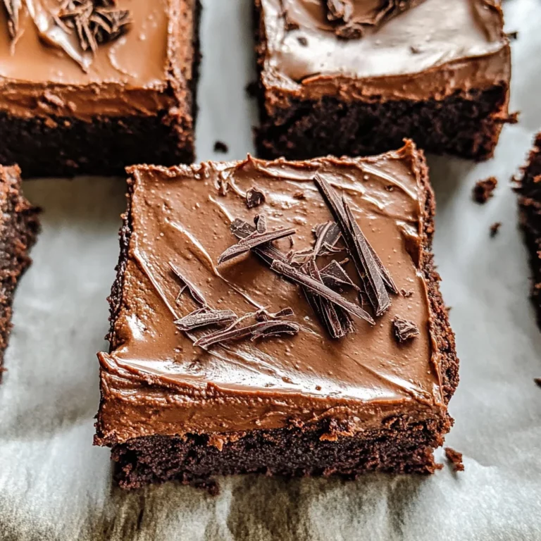 Chocolate Mousse Brownies Recipe