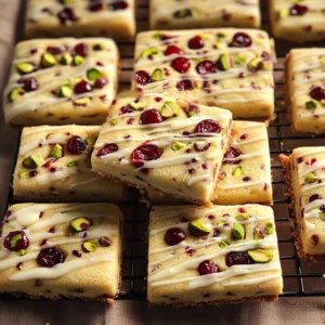 Cranberry Pistachio Shortbread Cookies: The Holiday Cookie That Actually Looks Fancy